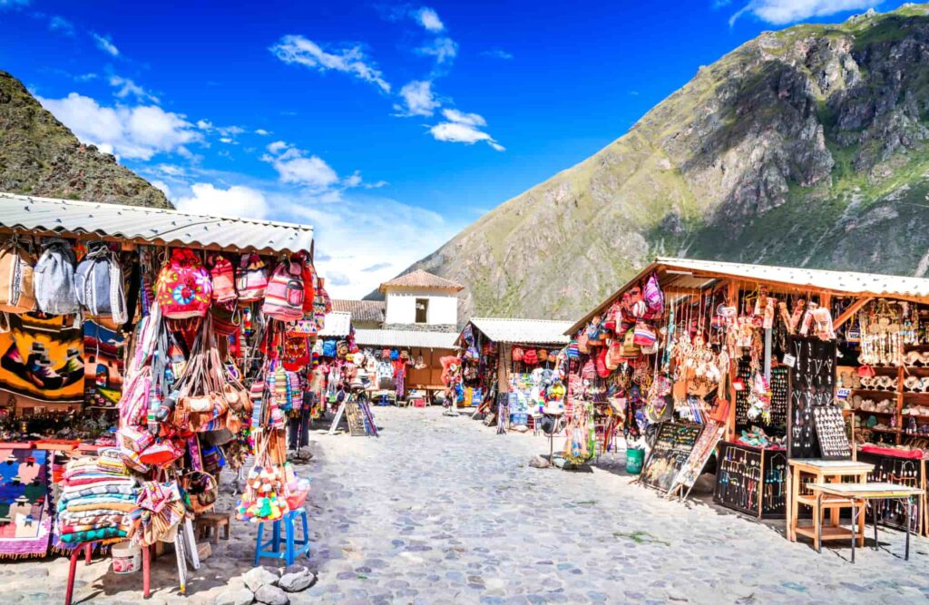 Ollantaytambo's market boasts several original souvenirs from your trip to Machu Picchu!
