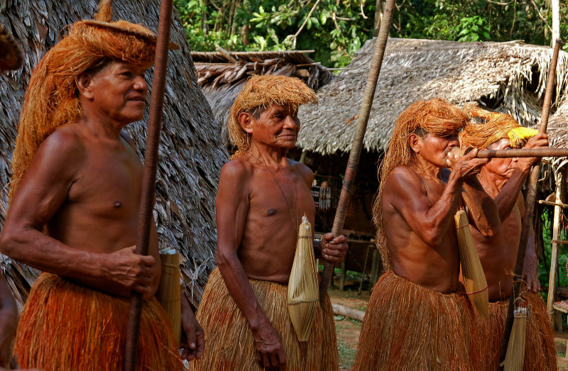 Amazon rainforest natives