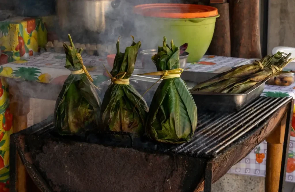 A typical Peruvian Amazon's dish, the "Juane".