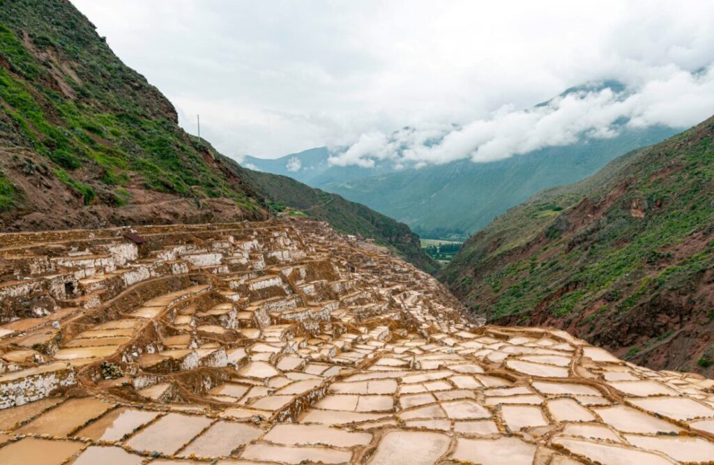 Maras salt ponds.